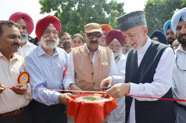Sh.V.P.Singh Badnore, Governor of Punjab and Janab Hamid Karzai, former president of Afghanistan inaugurated the  25th Silver Jubilee Pashu Palan Mela